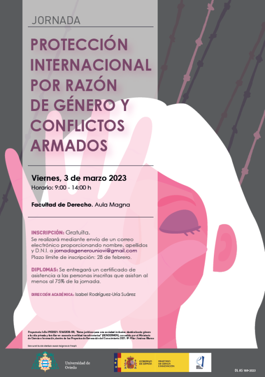 Jornada "Protección internacional por razón de género y conflictos armados"
